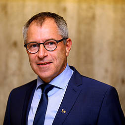 Der neue Rektor der Hochschule Esslingen Professor Christof Wolfmaier. Foto: Untermann