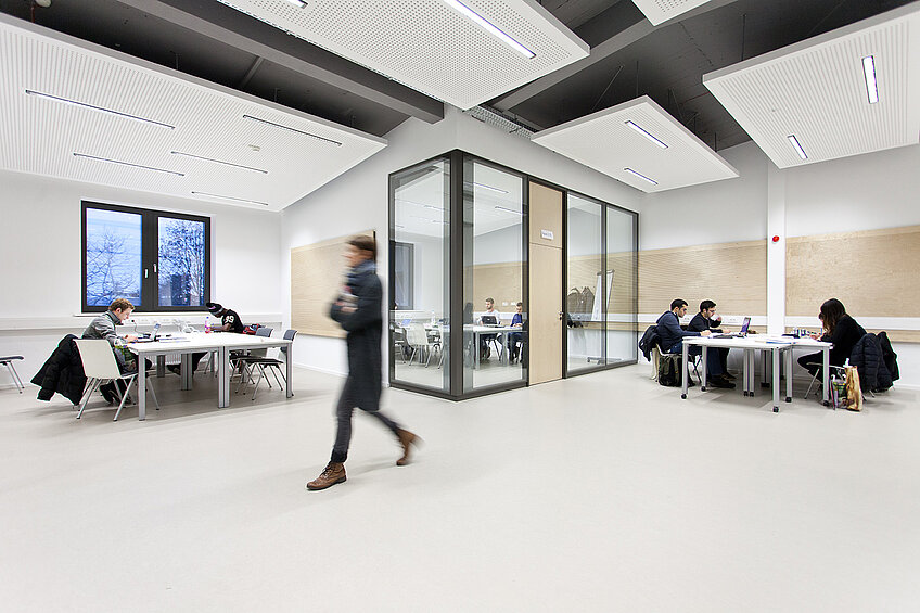 Modernes Lernzentrum der Hochschule Darmstadt